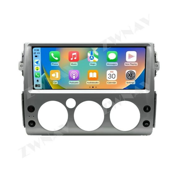 ZWNAV 12.3 inch car radio for Toyota FJ 2008-2015 Android 13 CarPlay GPS Navigation Multimedia Player Head Unit