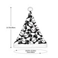 thumbnail image 3 of Cauagu Seamless Pattern Cute Panda for Adult Christmas Hat,1-Pack Xmas Holiday Hat Santa Hat for Women & Men Festive Headwear Accessories Fit for Christmas/New Year/Party, 3 of 6