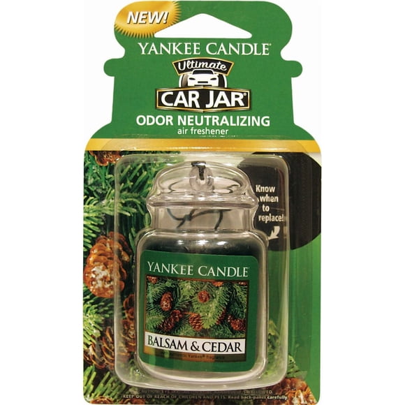 Ambientador Ultimate Car Jar Yankee Candle Balsámico de Cedro