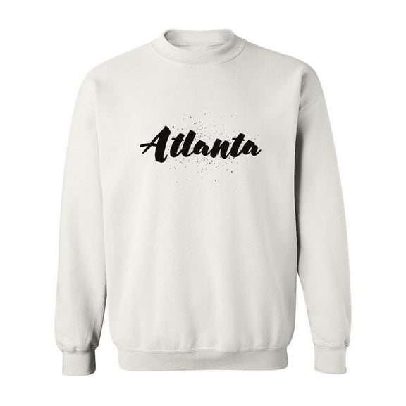 Atlanta Brush Style Letters Sweatshirt Women -Image by Shutterstock, Female Small