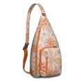 thumbnail image 1 of Hummingbird Garden Shoulder Bag - Artistic Floral Scene, Durable Multi-Functional Daypack, 1 of 1