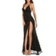 thumbnail image 1 of Gibobby Vestido de fiesta para mujer Vestido de mujer con lentejuelas y flecos con horquilla alta(Negro,G), 1 of 5
