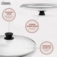 thumbnail image 2 of Cuisinel Pot and Pan Lid Tempered Glass Replacement Cover for Frying Pan Cast Iron 12”, 2 of 8