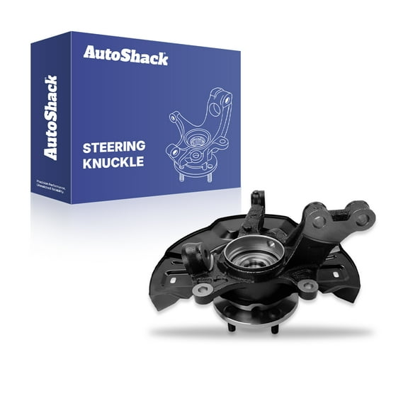 AutoShack Front Right Steering Knuckle for 2009-2013 Toyota Matrix 2.4L AWD | Passenger Side | 5-Lug | Wheel Bearing Hub Assembly Replacement KN100070