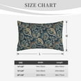 thumbnail image 5 of Binfone Indian Paisley 2 Standard Size Pillowcase, Long Staple Pure Cotton Envelope Closure Pillow Cover (Pillow core not included),16"x24", 5 of 7