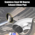thumbnail image 2 of Unique Bargains OD 5 Inch 90 Degree SS304 Stainless Steel Bend Tube Exhaust Elbow Pipe for Car 0.08" Wall Thickness, 2 of 6
