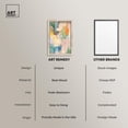 thumbnail image 6 of Chromatic Surge I Shadowbox Print Colorful Abstracts by Art Remedy, Blonde Frame, 10 x 15, 6 of 7