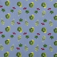 thumbnail image 2 of 16" x 16" Simply Daisy Three Veggies Pattern Polyester Indoor/Outdoor Pillow, Cornflower Qty 1, 2 of 3