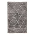 thumbnail image 3 of Unique Loom Trellis Shag Collection Area Rug - Ruth (9' x 12' Rectangle Black and White/Ivory), 3 of 7