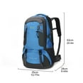 thumbnail image 4 of Mochilas de 60L Wosthever para acampar al aire libre impermeables azul, 4 of 6