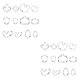 thumbnail image 4 of Bearachild Paquete de 12 molde antiadherente para galletas de Acción de Gracias, molde para galletas, decoración de pasteles, sello de caramelo, A 2piezas Bearachild CBP182423, 4 of 6