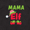 thumbnail image 4 of Inktastic Christmas Mama Elf Women's Plus Size T-Shirt, 4 of 5