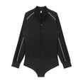 thumbnail image 3 of Aislor Men's Latin  Costume Sparkly Rhinestones Ballroom Dance Shirt Stand Collar Button Down Leotard Black M, 3 of 7