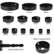thumbnail image 2 of Kit de 17 brocas para sierra de corona, de acero al carbono de 19 a 127 mm, para madera, placas de yeso y plástico, brocas para focos, 2 of 4