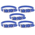 thumbnail image 1 of Dog Collar Leather Puppy Collars Adjustable Dog Collars fo Small Dogs Multicolor Pet Collar, 1 of 5