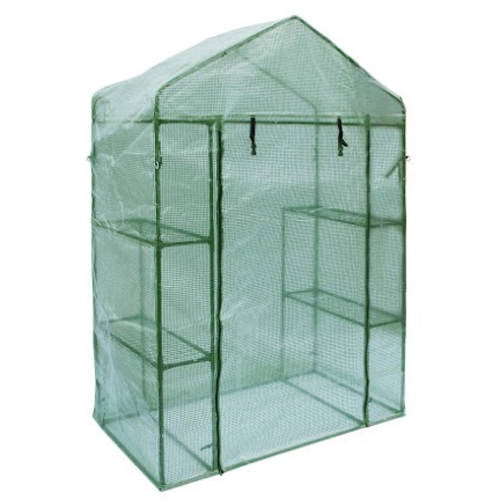 ALEKO WalkIn Garden Plant Outdoor Greenhouse 4Shelf Shed