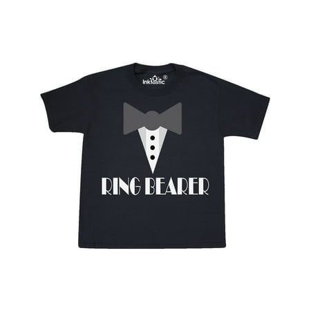 Ring Bearer Mock Tux Tuxedo Youth T-Shirt (Best Of Paul Bearer)