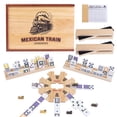 thumbnail image 1 of Juego de mesa Extguds Double 15 Mexican Train dominoes para adultos, 1 of 7