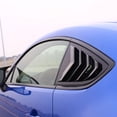 thumbnail image 3 of Ikon Motorsports 2PCS Side Window Louvers Quarter Scoop Sun Shade Cover Compatible With 2022-2025 Subaru BRZ & Toyota GR86 ABS Plastic IKON Style Gloss Black, 3 of 9
