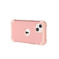 thumbnail image 6 of iPhone 13 Case 6.1",Decase Slim Hybrid Heavy Duty Rugged Defender Armor Cover Shockproof Anti-Scratch 3 In 1 Silicone Bumper Hard PC Back  Case for Apple iPhone 13 6.1", Rosegold, 6 of 6
