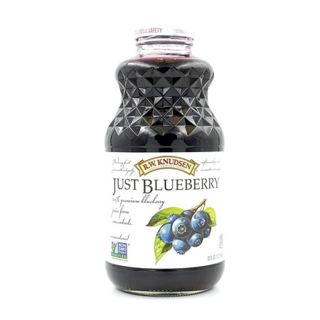R.W. Knudsen Family Just Juice, 100% Blueberry, 32 Fluid (Best Blueberry E Juice)