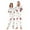 W105, variant on joogoo Flower Unisex Adults Onesies Pajamas Jumpsuits L