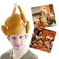 thumbnail image 2 of Turkey Hat Chicken Leg Hat Mardi Gras Thanksgiving Decoration Adult Party Favors Funny Adjusting Party Funny Atmosphere, 2 of 8