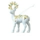 thumbnail image 3 of Isvgxsz Clearance Reindeer Ornaments for Christmas Tree Flocking Reindeer Hanging Figurine Ornament Decorative Deer Ornaments for Xmas Tree Home Decoration Party Supplies, 3 of 4