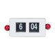 thumbnail image 1 of Reloj de mesa con tapa automática, adorno de escritorio, artesanía moderna, regalo de cumpleaños, número grande Rojo blanco, 1 of 9