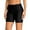 Black, variant on Asoul Women Solid Swim Shorts with Pockets High Waisted Swim Boardshorts Beach Swimwear Trunks