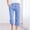 Sky Blue, variant on Yteetum Under $15 Womens Cropped Pants Fall Fragrant Hemps Solid Color Drawstring Waist Wide Leg Loose Cotton Linen Pants Ladies Casual Comfy Lightweight Elastic Waist 7/10 Pants S