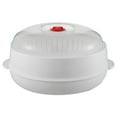 thumbnail image 2 of Microwave Oven Steamer,Multifunctional Microwave Vegetable Steamer with a Transparent Lid,Cookware Micro Wave Dish,Kitchen Cooking Steamers for Cooking Dumplings,Vegetable(1 Layer), 2 of 9