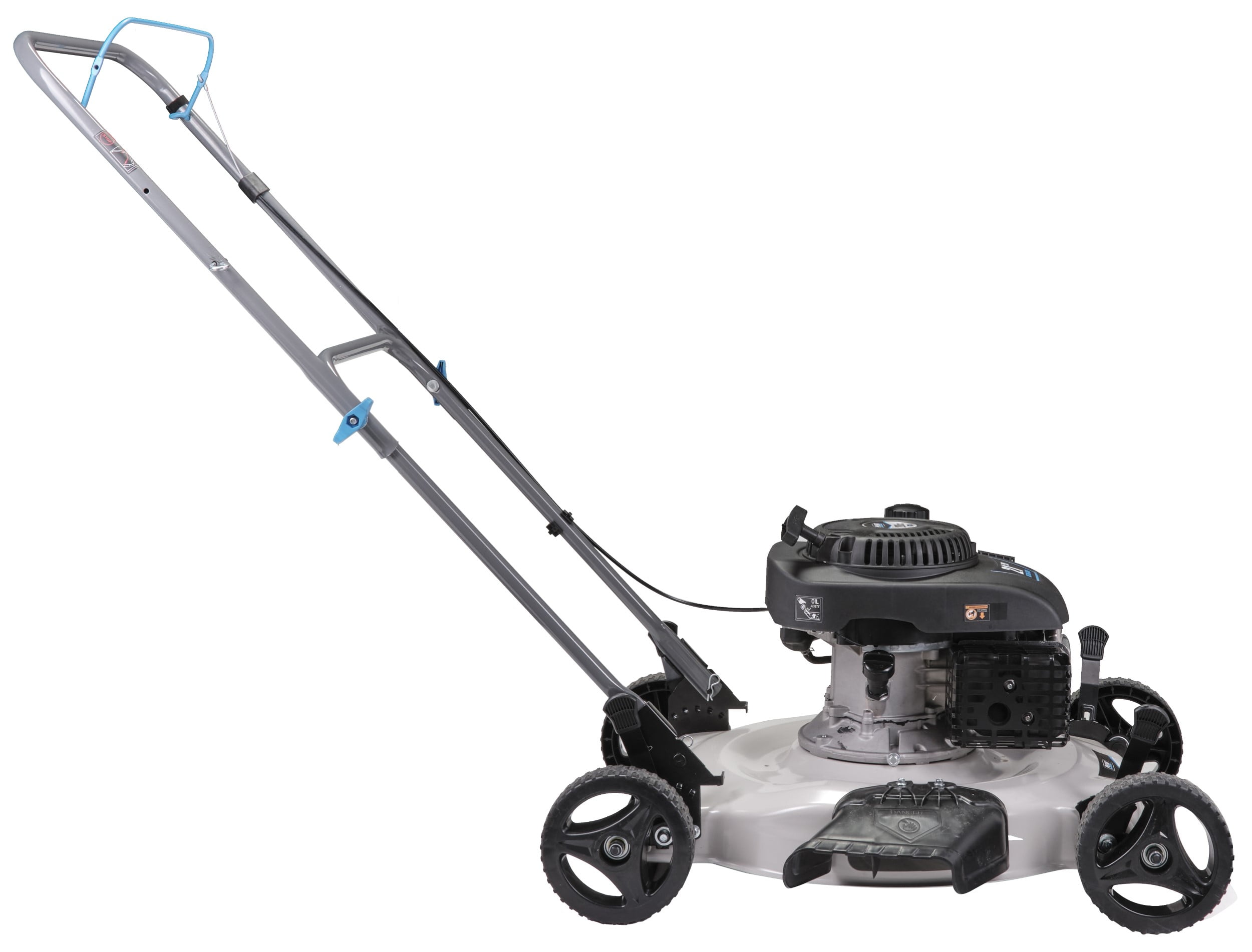 Pulsar Lawn Mower PTG1221D Gas Powered with 21 Cutting Path 5 Height Adjustment Side Discharge Walmart