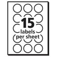 thumbnail image 6 of Avery Mailing Seals, 1" Round, White, Paper, Permanent, Laser/Inkjet, 600 Labels (5247), 6 of 6