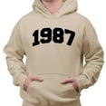 thumbnail image 2 of 1987 College Style Hoodie Sweatshirt Unisex 4X-Large Sand, 2 of 5
