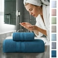 thumbnail image 4 of Plush Bath Towel Set for Couples - Thickened Velvet-Soft Face & Body Towels, Quick-Dry Absorbent for Adults, Gender-Neutral Plain Colors, 4 of 4