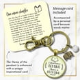 thumbnail image 2 of Book Lovers Gutsy Goodness Bronze Keychain Don't Have Bedtime Booktime Readers Bookworm Jewelry, 2 of 8