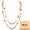 orange, variant on Long Statement Necklaces for Women Trendy, Boho Costume Jewelry Layered Crystal Beaded Collar Necklaces for Women (NK-10084-Orange)