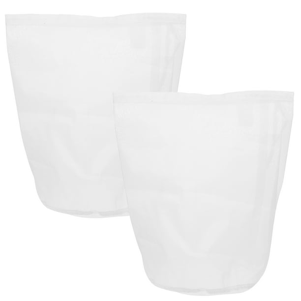 unbranded 2Ud Bolsa De Malla Para Filtrado De Leche Vegetal Y Vino Con Fácil Y Material Que No Absorbe Sabores
