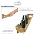 thumbnail image 2 of Transolid JGBS30-CB Jocelyn 30-in Grab Bar Shelf, Champagne Bronze, 2 of 5