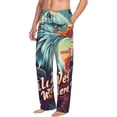 thumbnail image 2 of Daiia Western Style Bald Eagle Men's Sleep Pant with Pockets and Drawstring,Pajama Pants-X-Large, 2 of 9