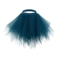 thumbnail image 2 of Skirts for Girls Layered Green Tutu Elastic Waist Kids Ballet Skirt Birthday Dresses, 2 of 4