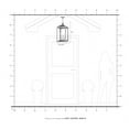 thumbnail image 4 of Livex Lighting Nyack 3 Light Outdoor Hanging Lantern in Nickel, 4 of 9