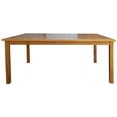 thumbnail image 3 of Teak Wood Bermuda Rectangular Outdoor Patio Bistro Dining Table, 71 x 35 inch, A-Grade Teak Wood, 3 of 4