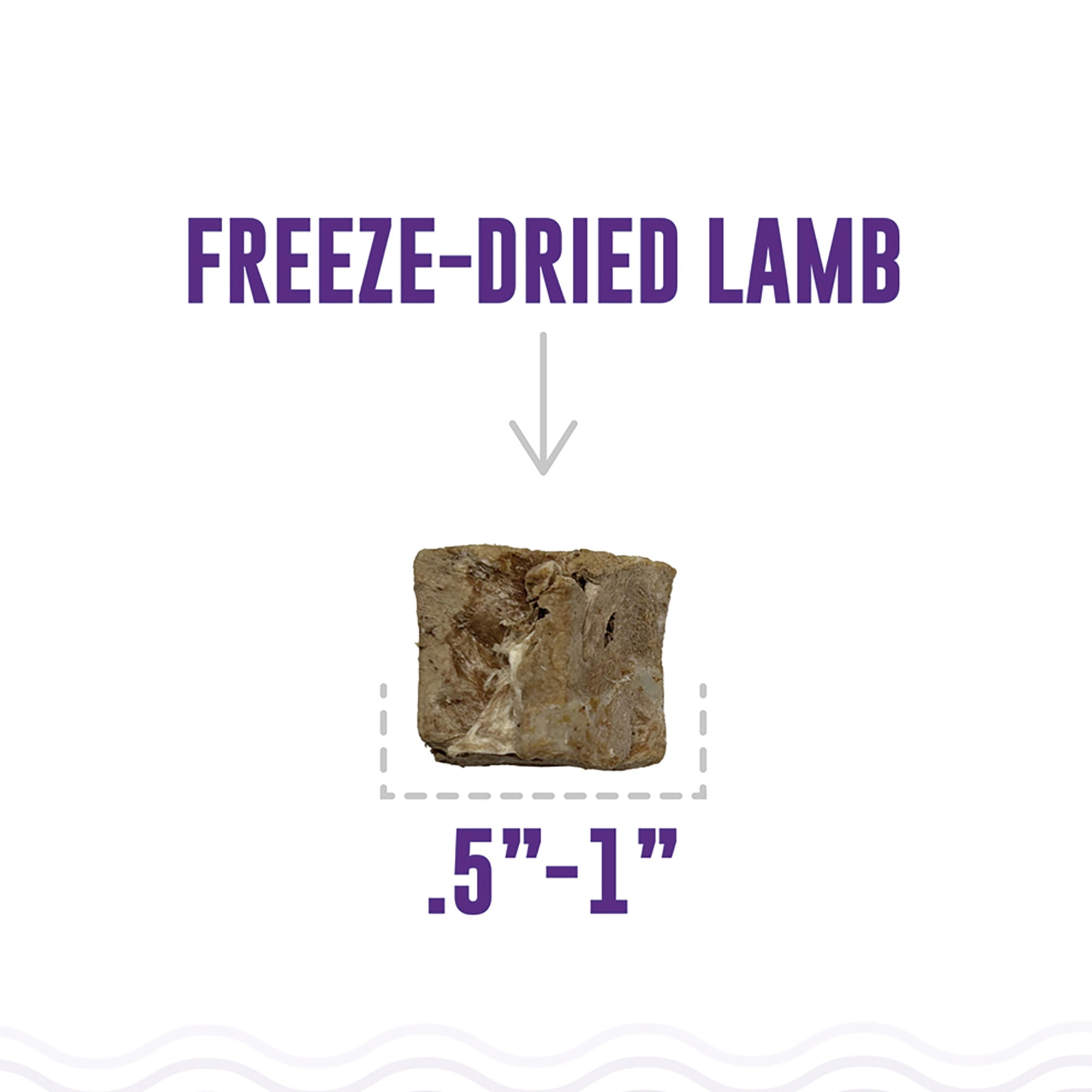 Icelandic+ Land & Sea Wild Caught Cod Skin & Freeze-Dried Lamb - 6.75oz Bag, Dog Treat & Food Topper, 2 Ingredients, No Preservatives, All Natural