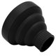 thumbnail image 3 of Difusor universal para secador de pelo, ideal para cabello rizado. Diseño plegable de silicona con distribución uniforme del calor y reducción del encrespamiento. Color negro., 3 of 5