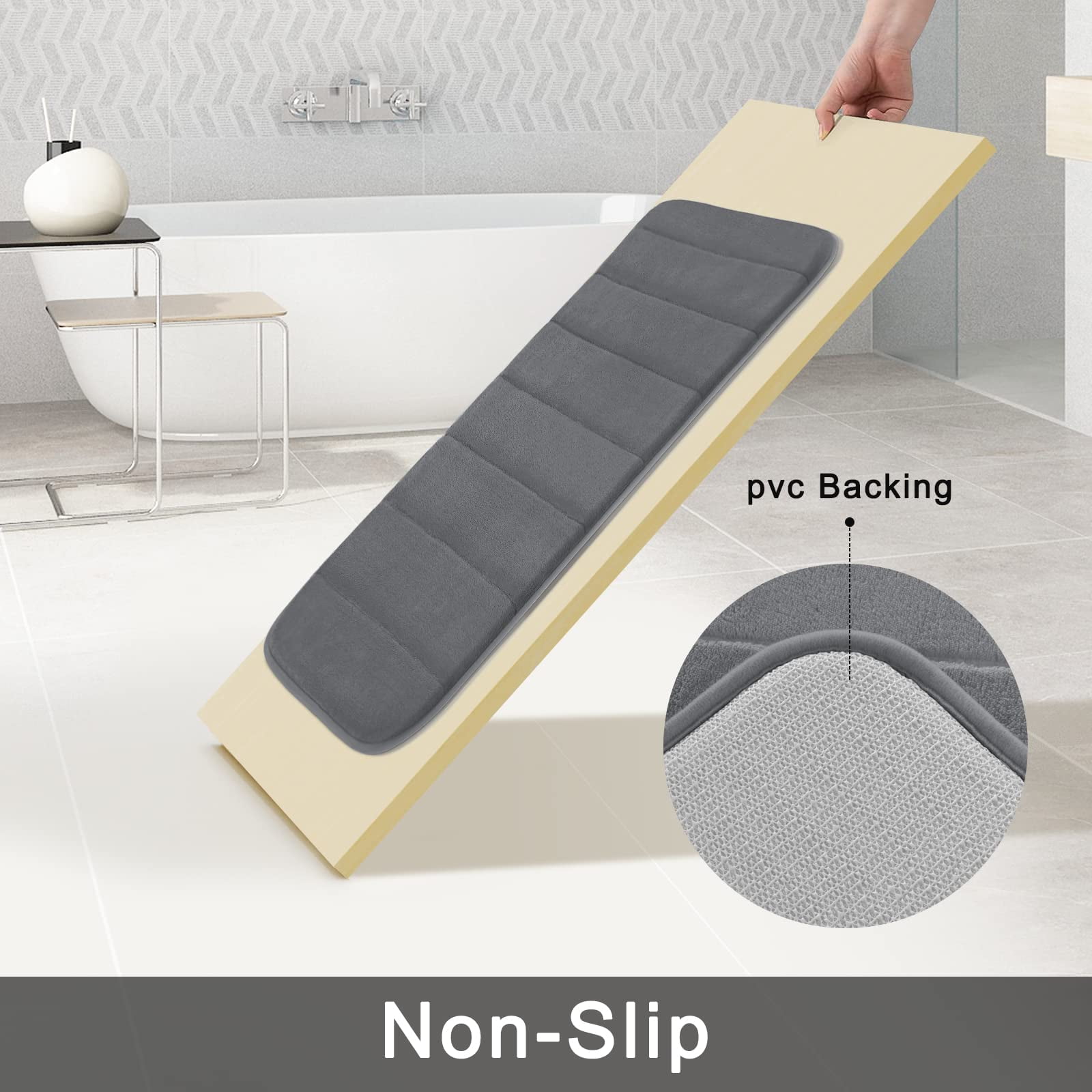 Mushroom Bath Rugs Set, Non-slip, Absorbent, Quick-dry Bathroom Rug fo –  PEPPERTOK
