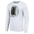 thumbnail image 2 of Men's Starter White Jacksonville Jaguars Half Helmet Logo Long Sleeve T-Shirt, 2 of 3