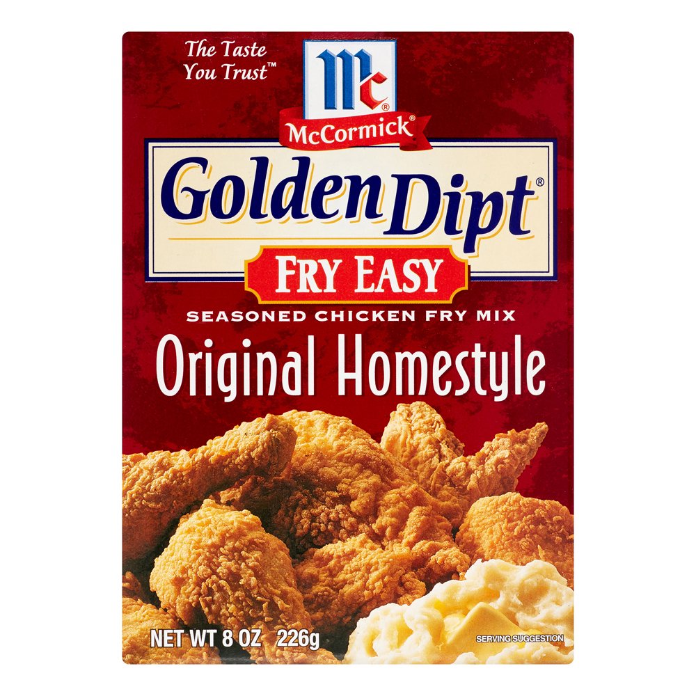 McCormick Golden Dipt Fry Easy Seasoned Chicken Fry Mix, Original