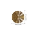 thumbnail image 4 of Large D Style Modern Home Creative Straight Wavy Circular Design Iron Art Wall Decoration (24.5*24.5cm), 4 of 11
